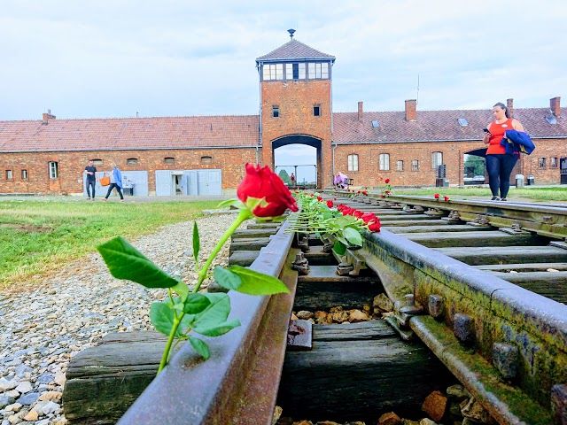 Birkenau Historyczna Niemiecka Brama